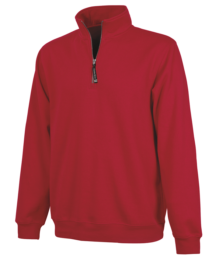 Crosswind Quarter Zip Sweatshirt Red