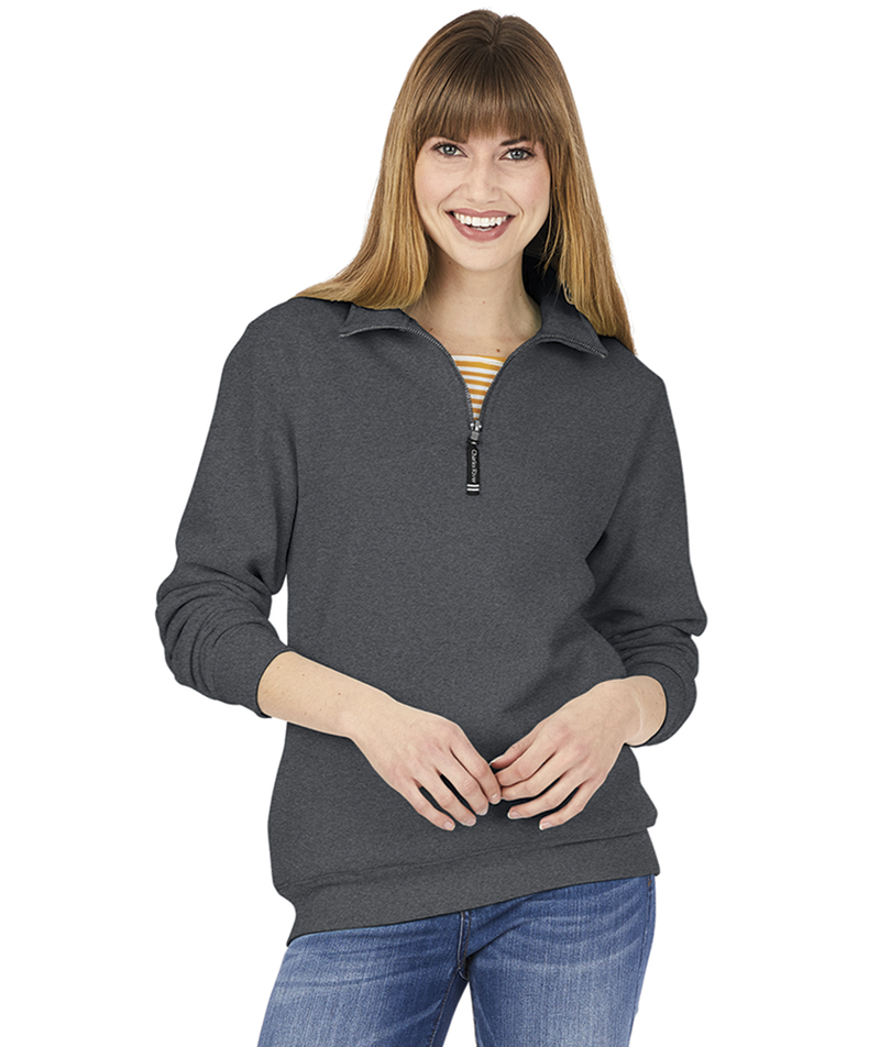 Crosswind Quarter Zip Sweatshirt Dark Charcoal