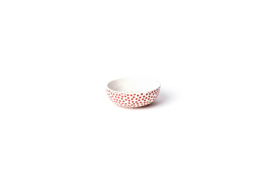 Persimmon Small Dot Happy Everything! Dipping Bowl