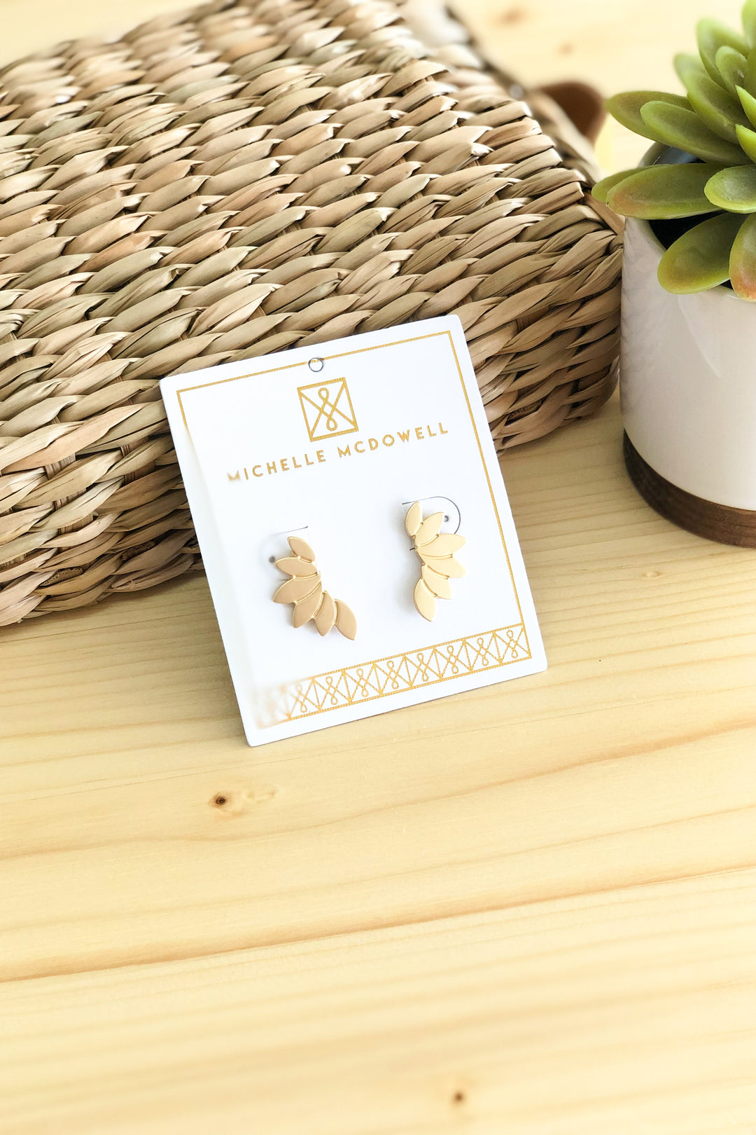 Prismo Gold Earrings