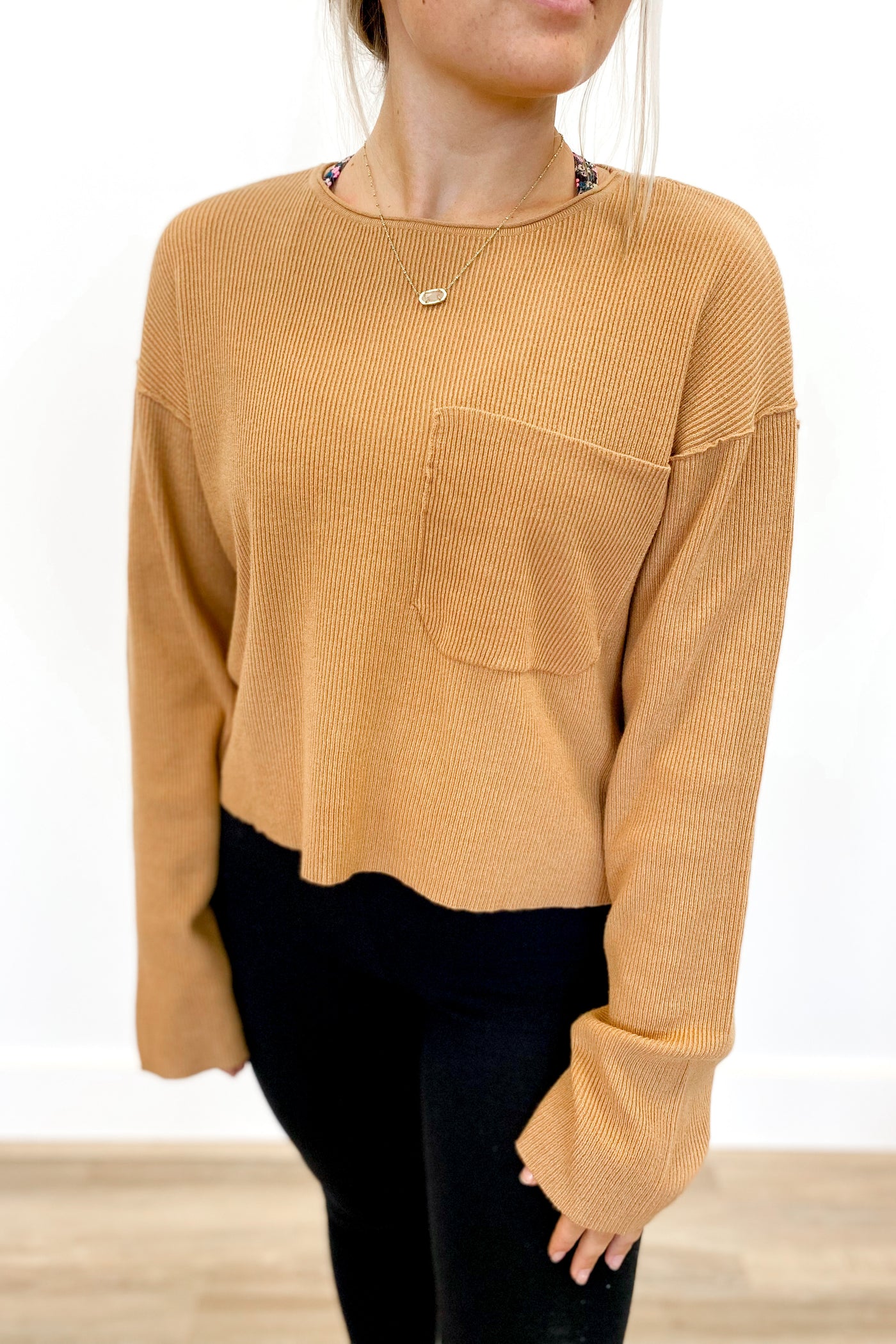 The Best Decision Sweater Top Taupe