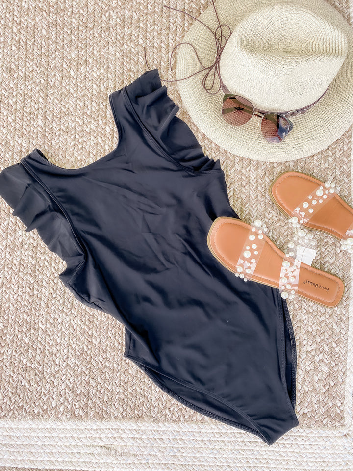 That Summer Feeling One Piece Swimsuit Black