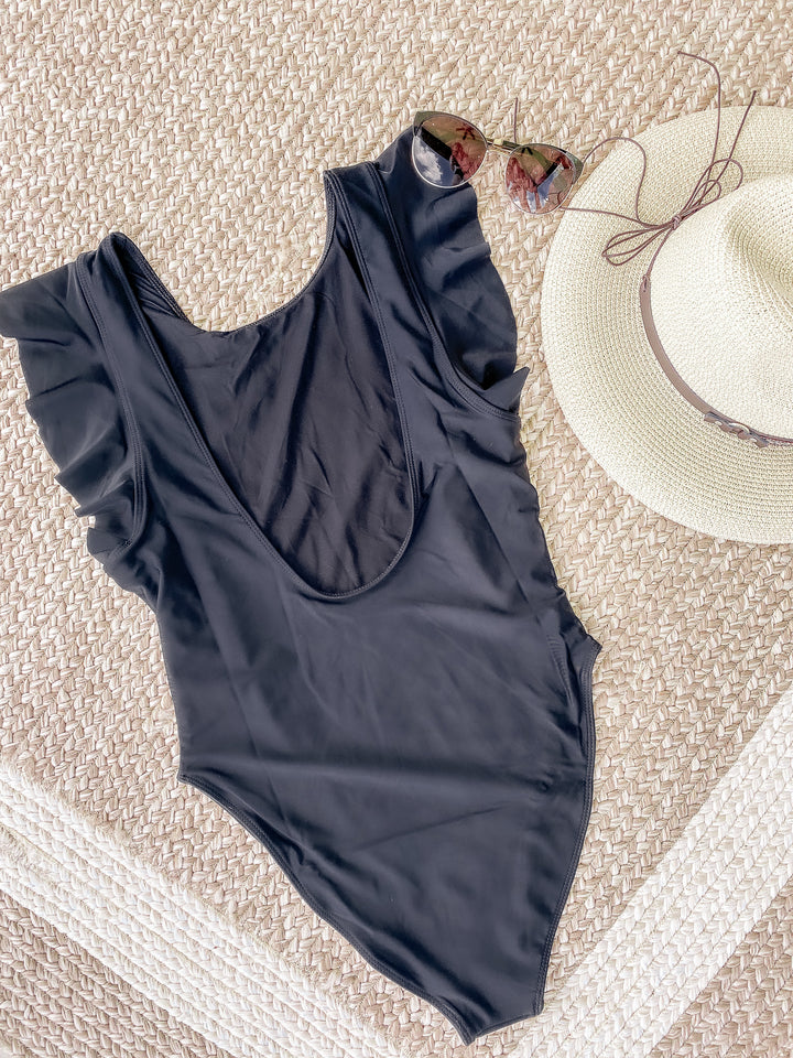 That Summer Feeling One Piece Swimsuit Black