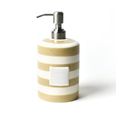 Neutral Stripe Mini Cylinder Soap Pump