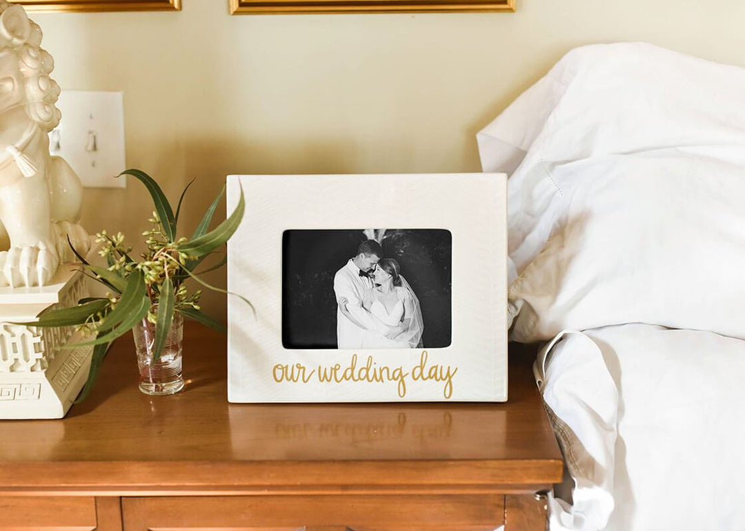 Our Wedding Day Picture Frame