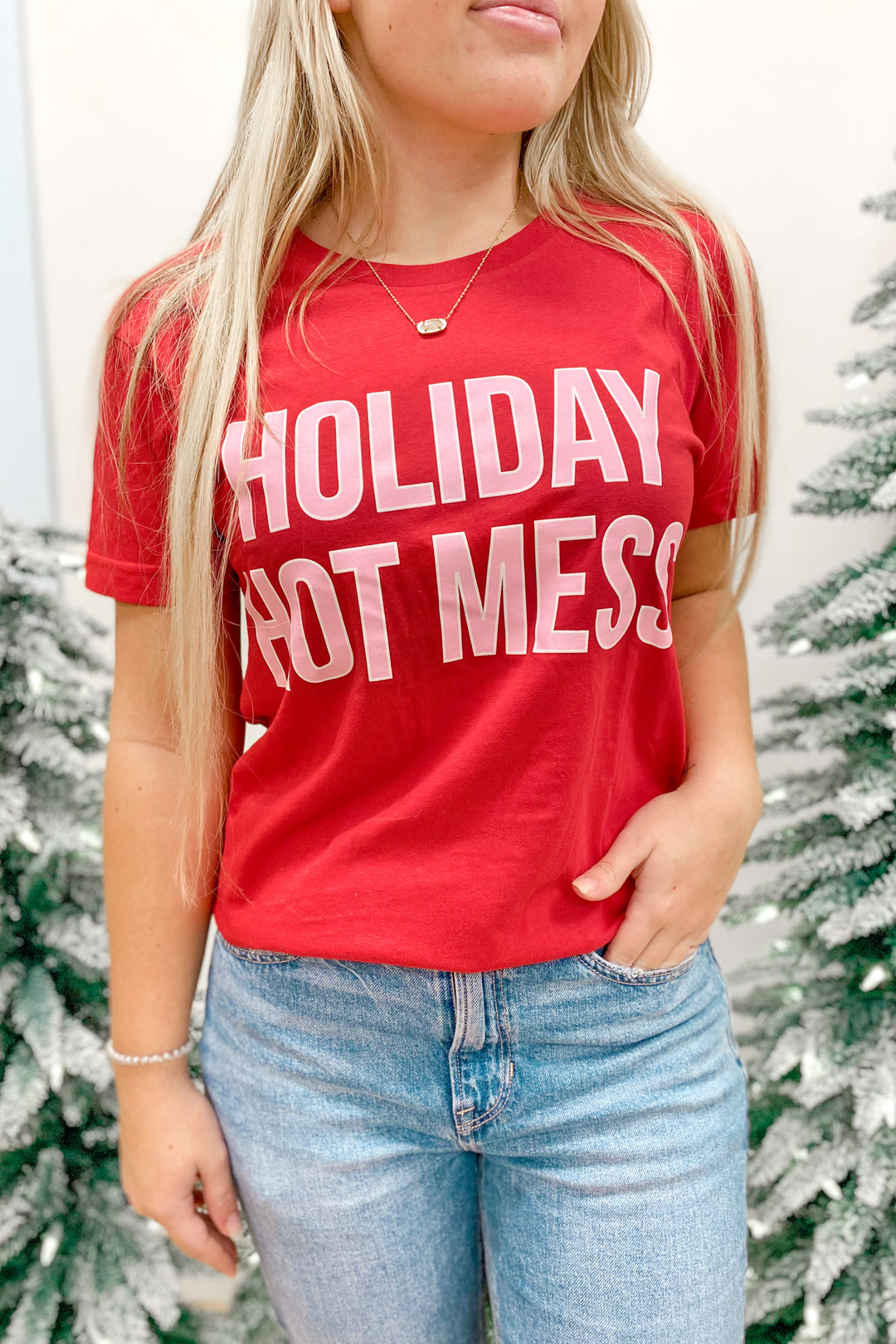 "Holiday Hot Mess" Short Sleeve T-Shirt